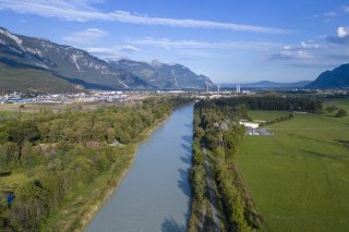 Le Rhône, ici dans le Chablais (image d'illustration)